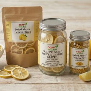 Freeze Dried Meyer Lemon Slices